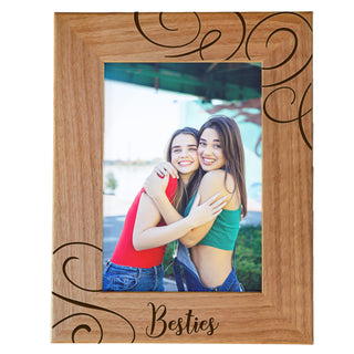 Besties Wood Photo Frame