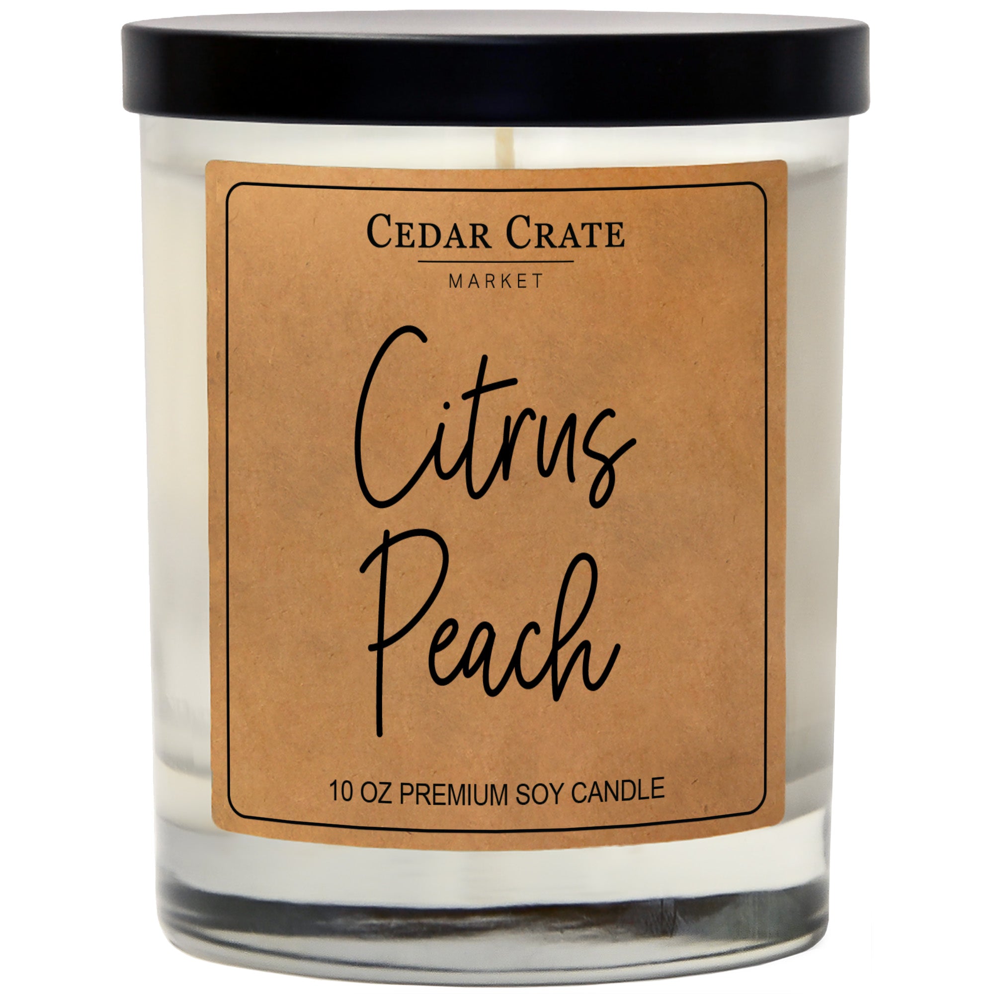 Citrus Peach Soy Candle