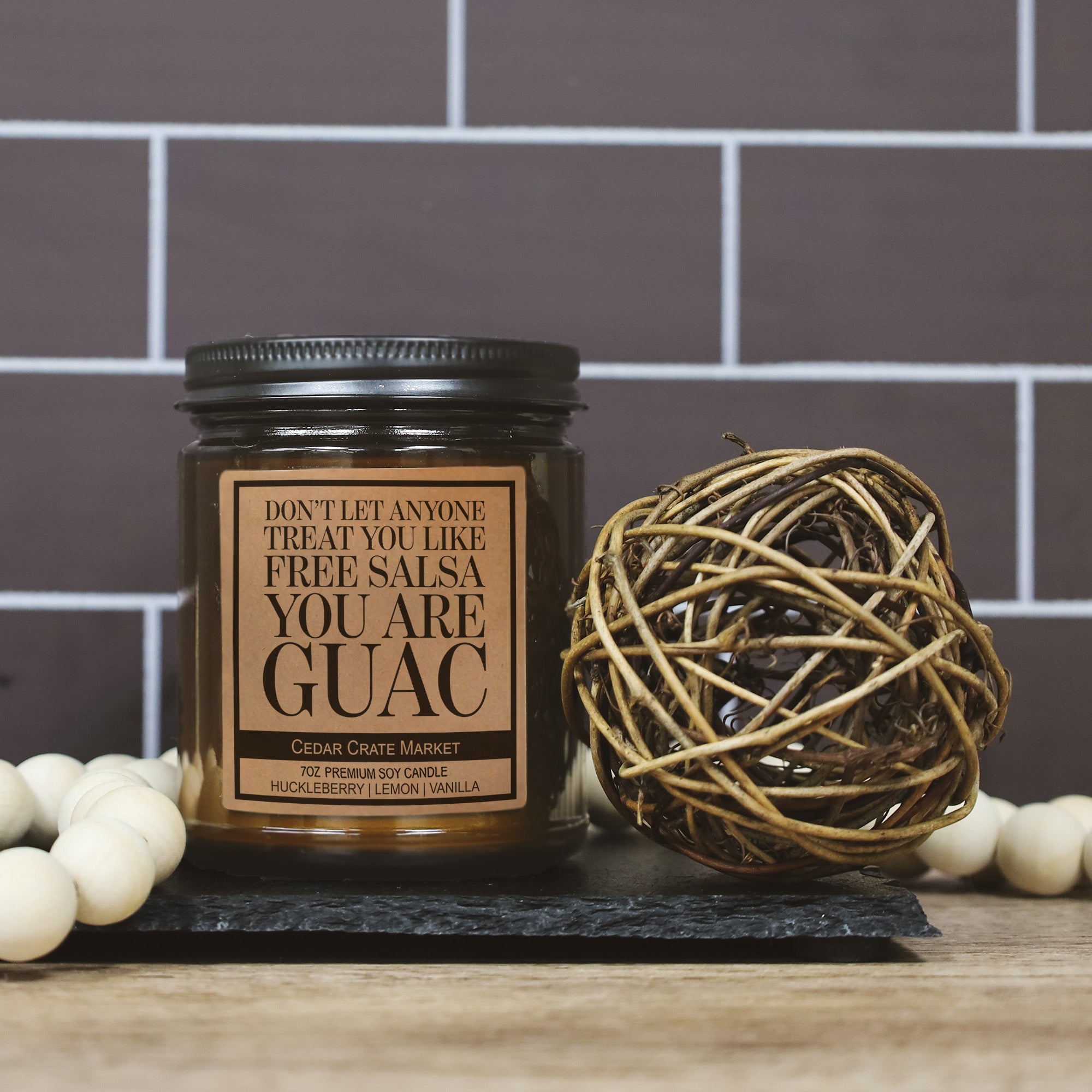 Don't Let Anyone Treat You Like Free Salsa Amber Jar