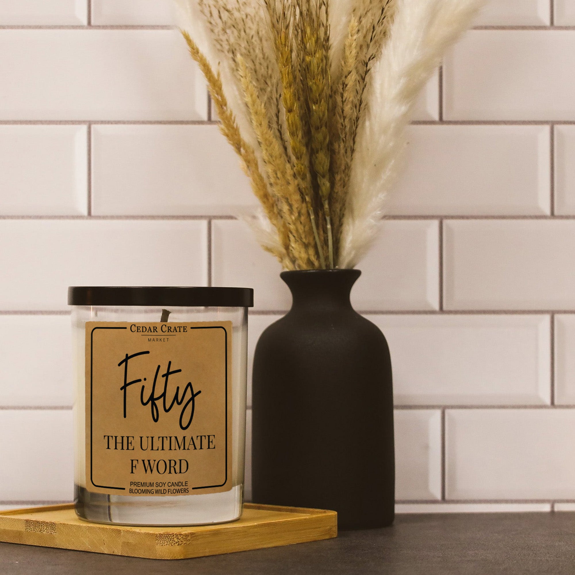 Fifty Is The Ultimate F Word - Kraft Candle