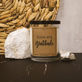 Filled With Gratitude Soy Candle