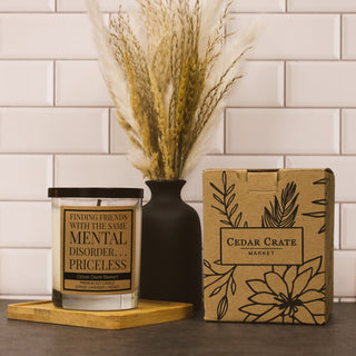 Finding Friends With The Same Mental Disorder Soy Candle