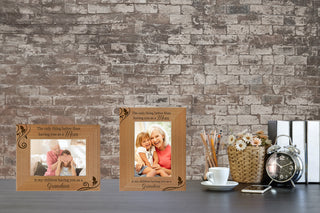 My Children Having You As A Grandma Wood Photo Frame