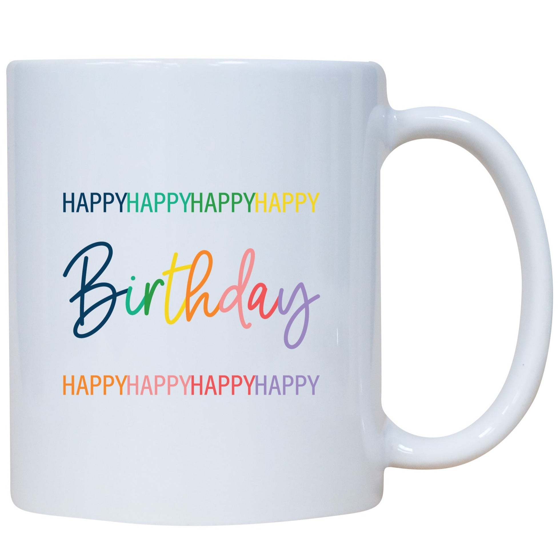 Coffee Mug - Happy Happy Happy Happy Birthday Mug