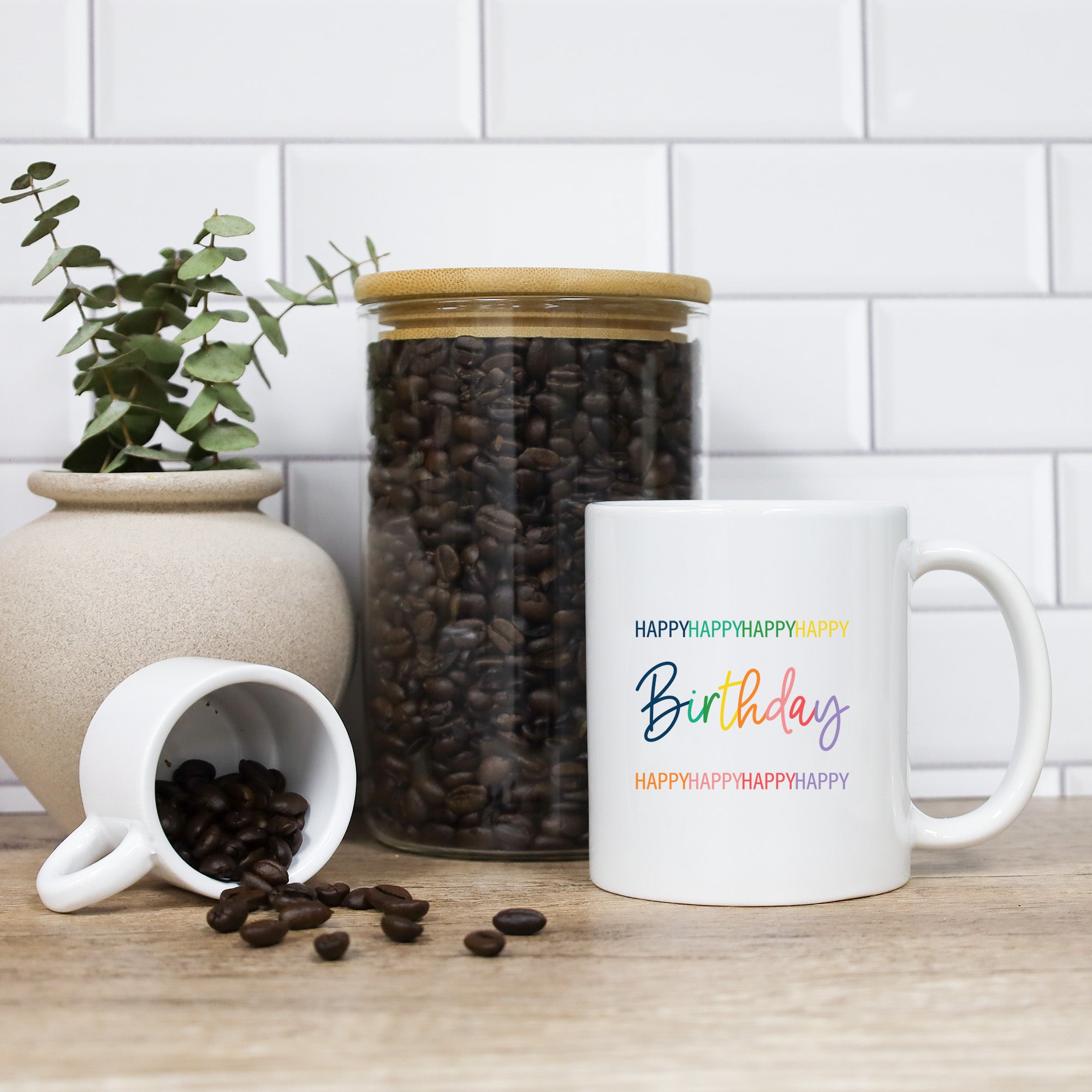 Coffee Mug - Happy Happy Happy Happy Birthday Mug