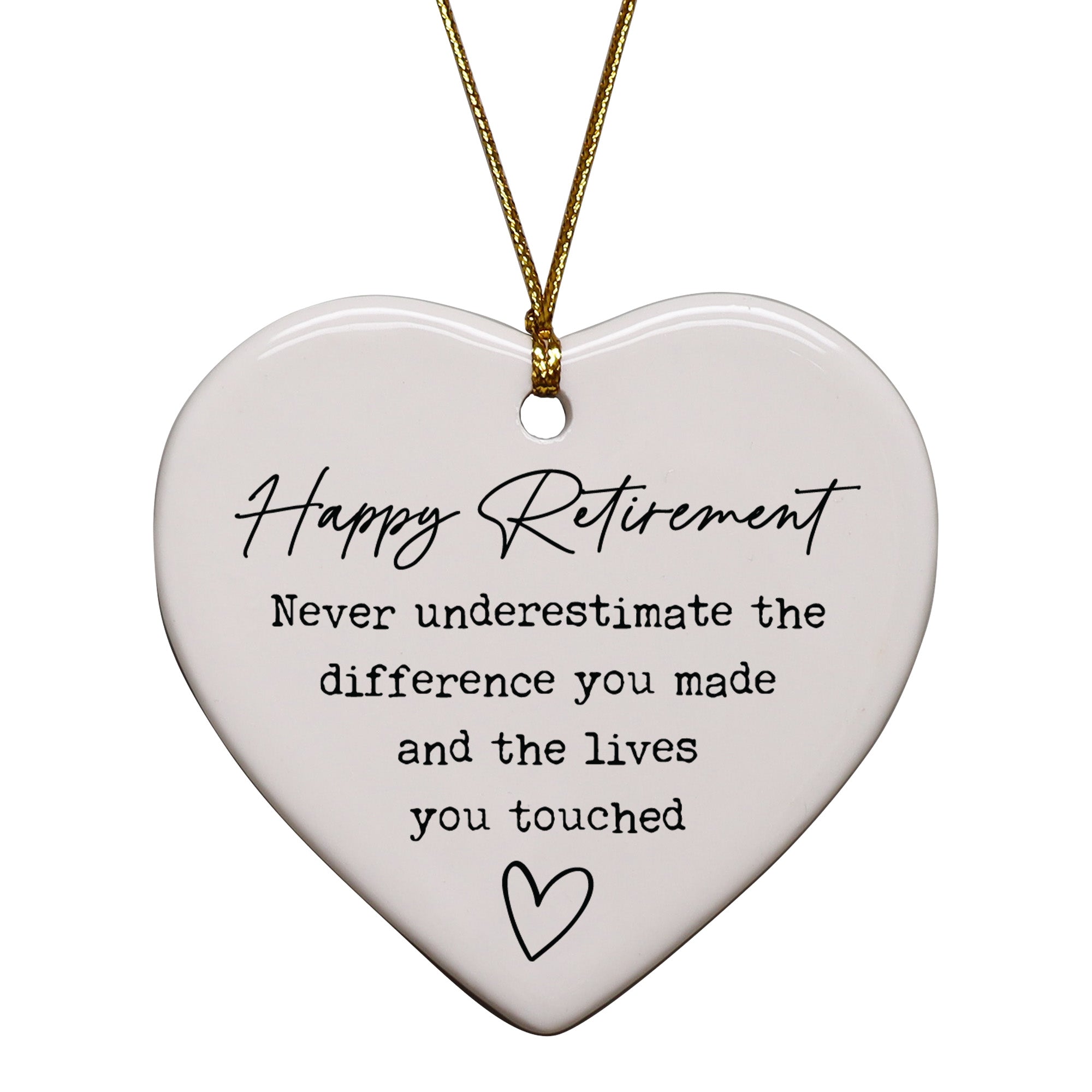 Never Underestimate The Difference You Made Keepsake Ornament