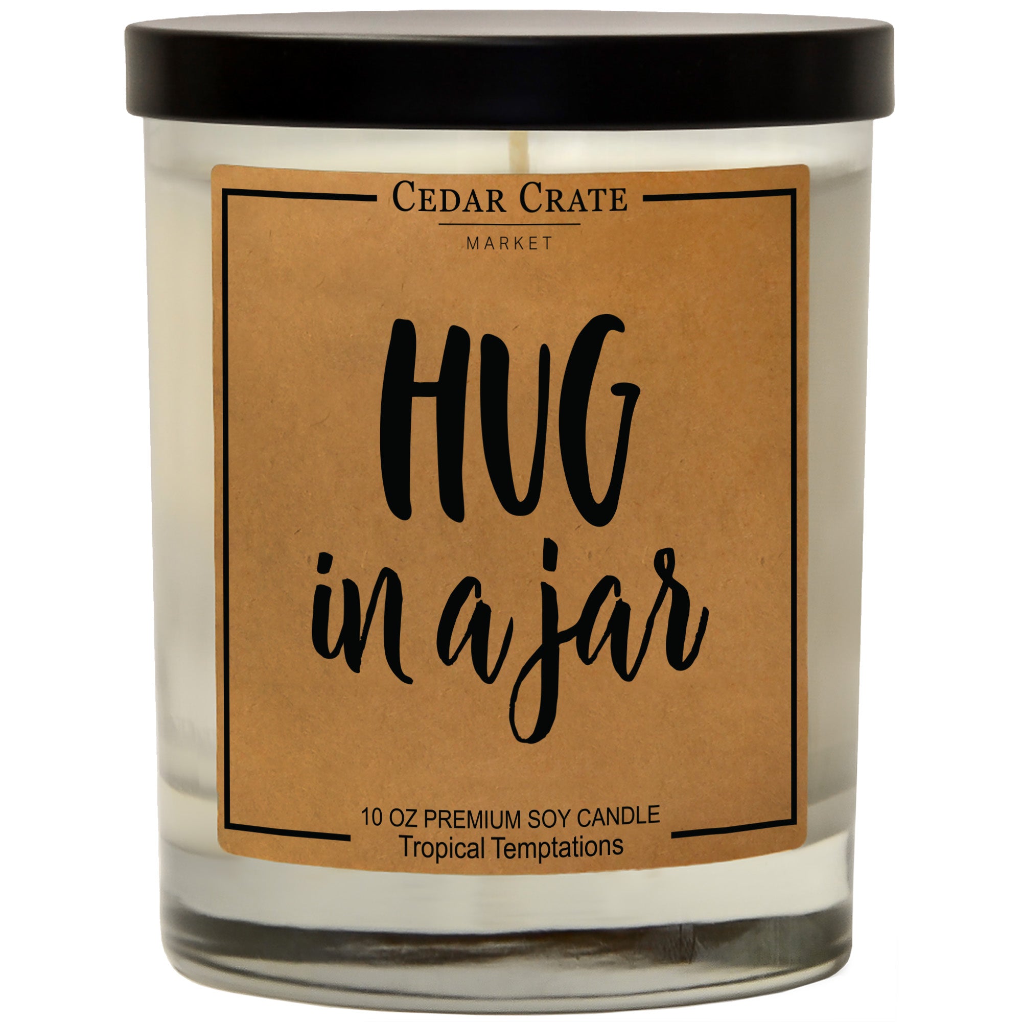 Cedar Crate Market Soy Candle "Miss You Gift" funny gift