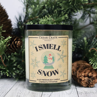 I Smell Snow Soy Candle