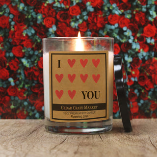 I (Heart) You Soy Candle