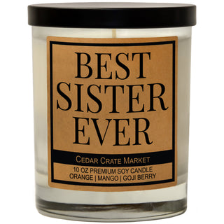 Best Sister Ever Soy Candle