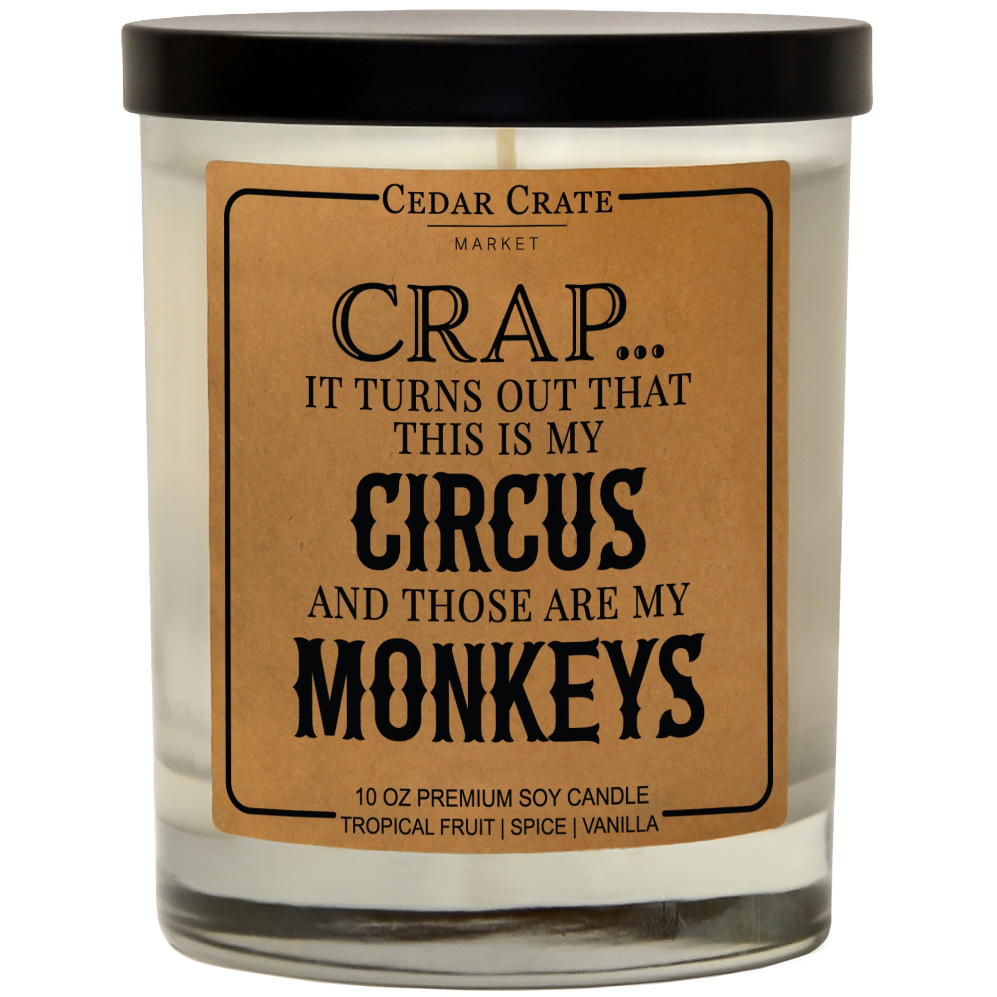 Crap… It Turns Out This Is My Circus Soy Candle - Kraft