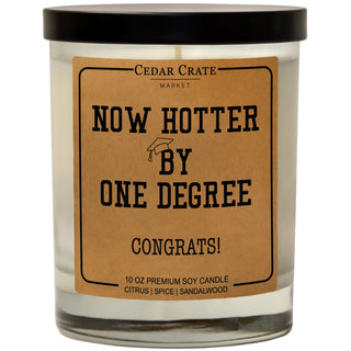 Now Hotter by One Degree, Congrats! Soy Candle