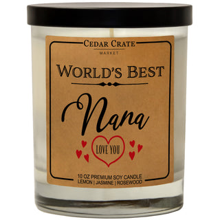 World's Best Nana Love You Soy Candle