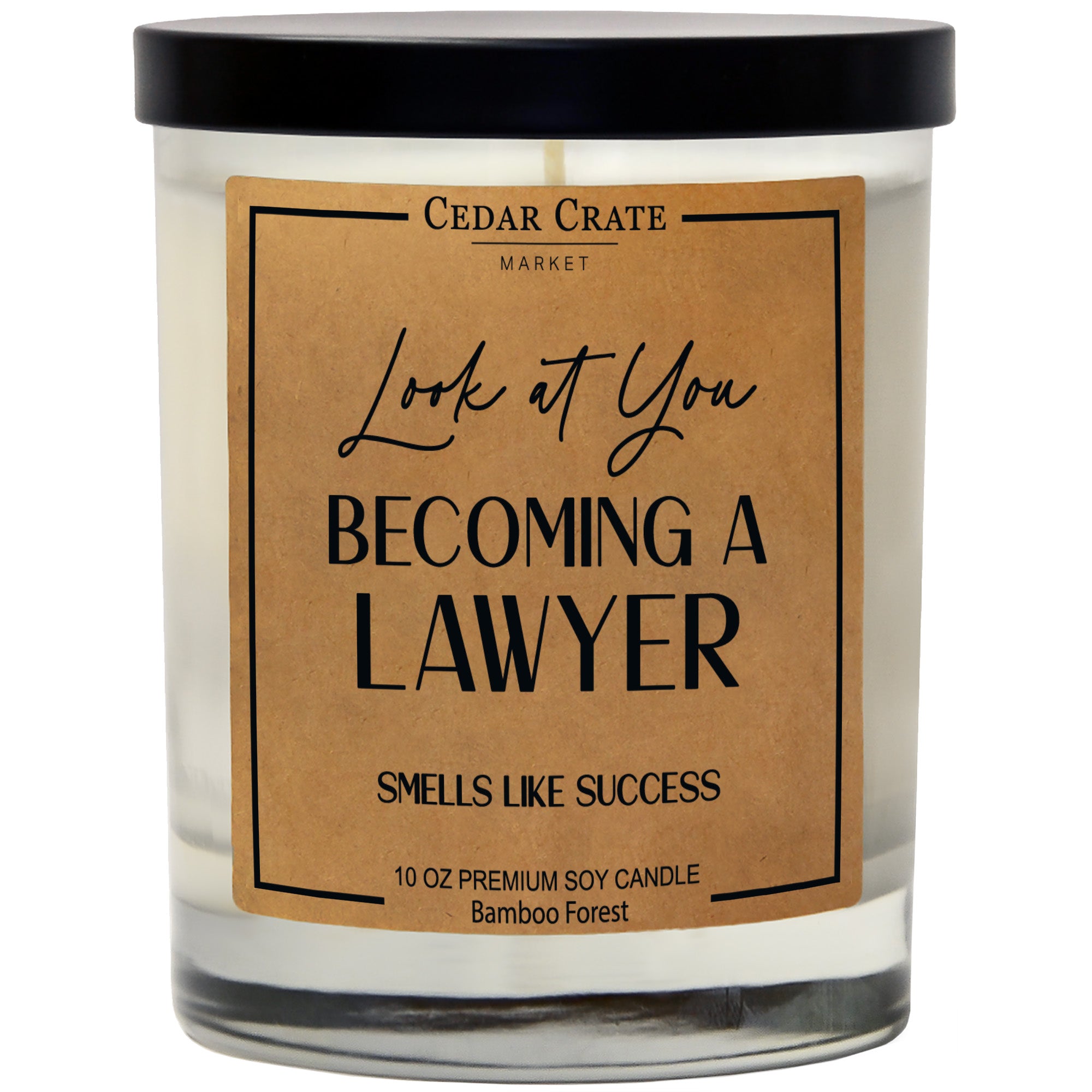 Look At You Becoming A Lawyer Smells Like Success Soy Candle