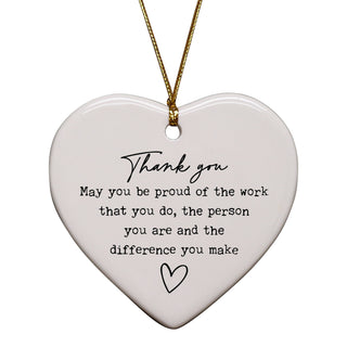 Be Proud Of The Work That You Do Keepsake Ornament