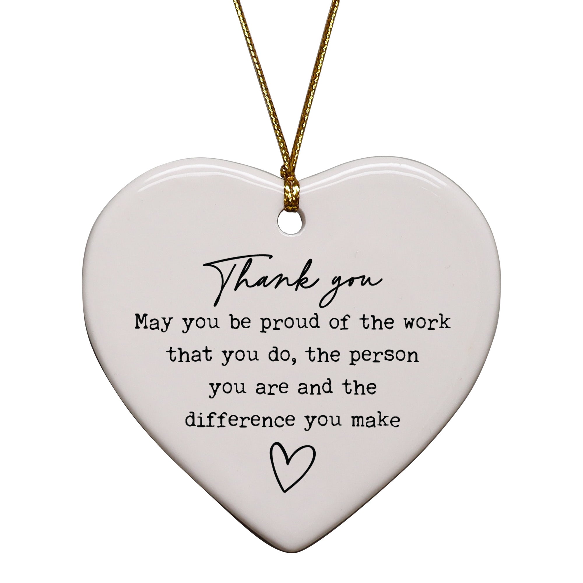 Be Proud Of The Work That You Do Keepsake Ornament