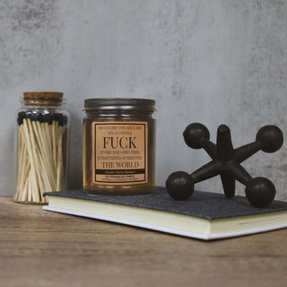 My Entire Vocabulary On A Candle… Amber Jar