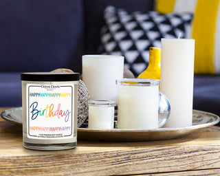 Happy Happy Happy Happy Birthday Soy Candle