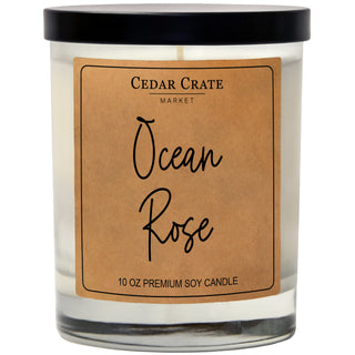 Ocean Rose Soy Candle