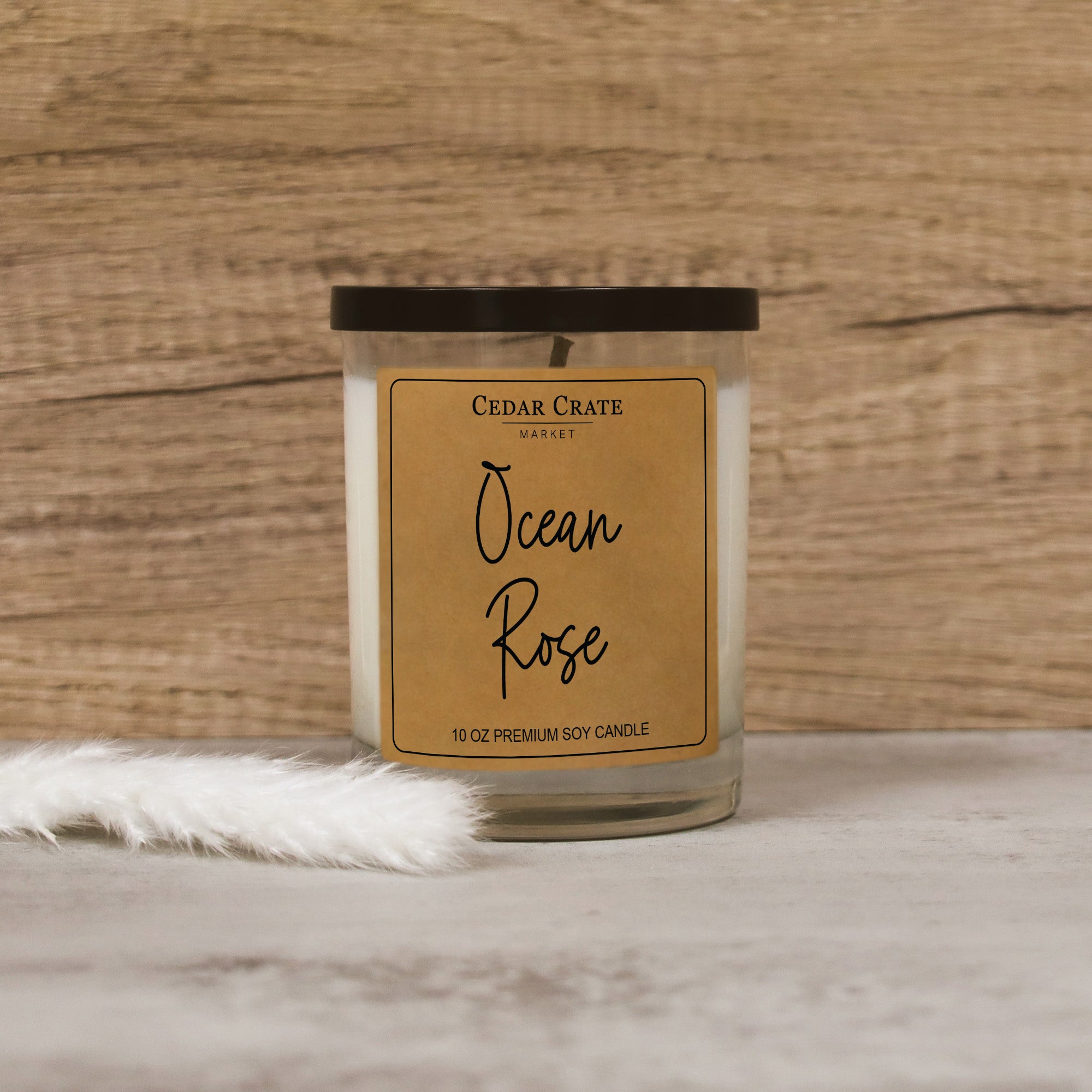 Ocean Rose Soy Candle