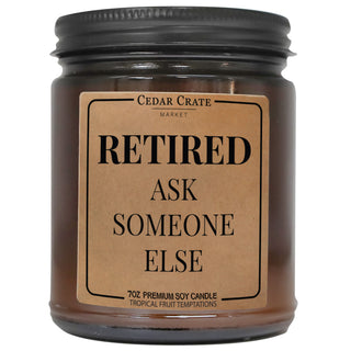Retired. Ask Someone else Amber Jar