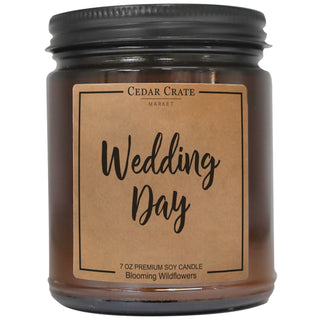 Wedding Day Amber Jar