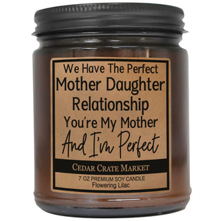 Perfect Mother Daughter Relationship Amber Jar