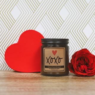 XOXO Amber Jar