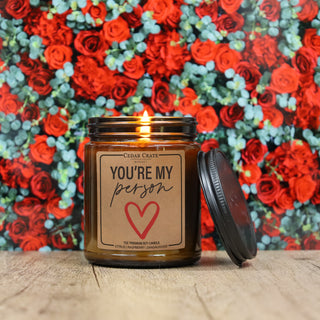 You're My Person Amber Jar