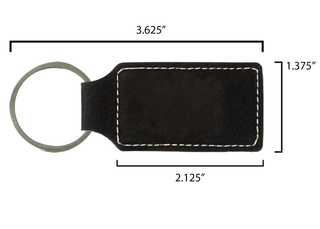 Forever In My Heart - Vegan Leather Keychain