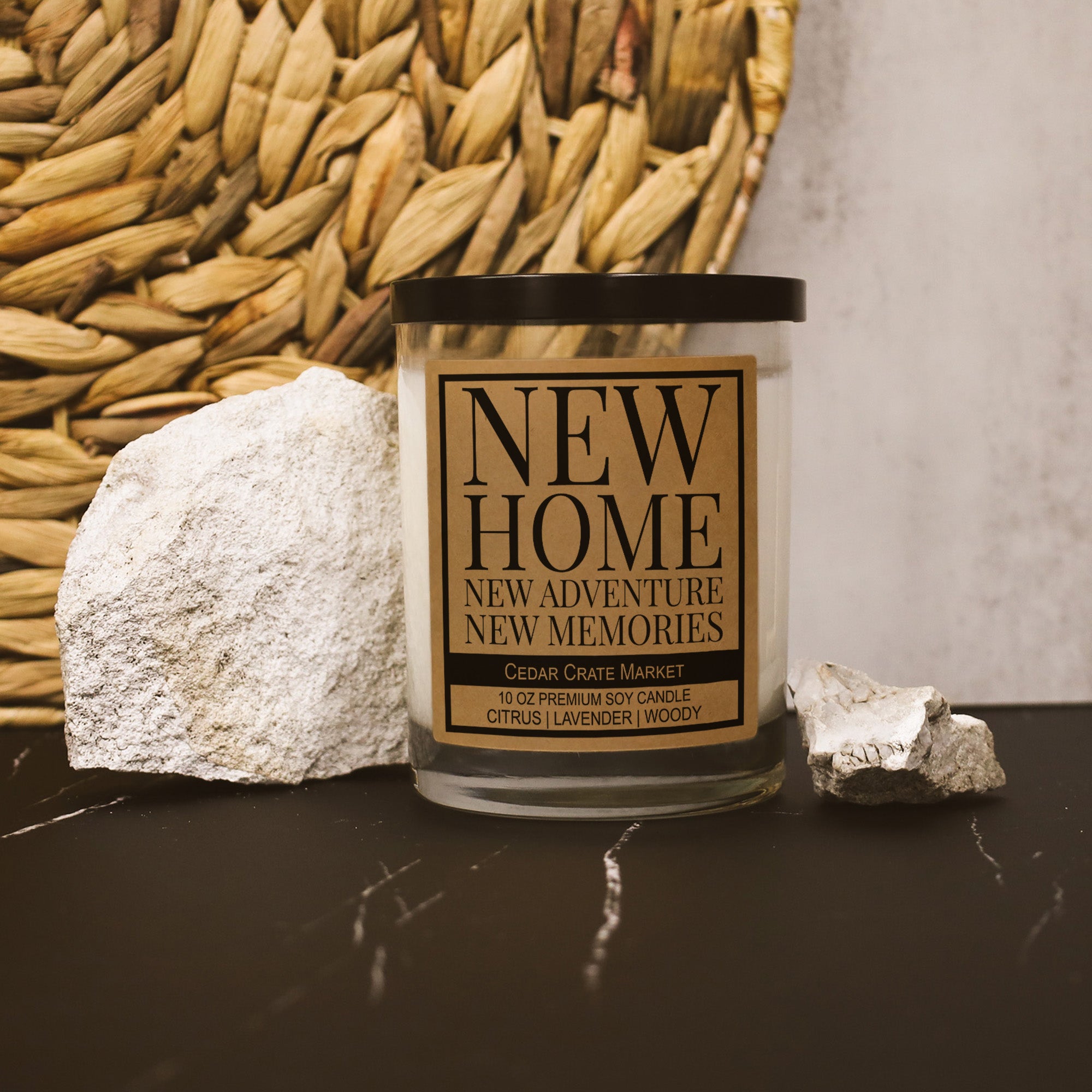 New Home New Adventures New Memories Soy Candle