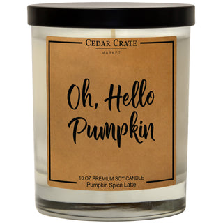 Oh Hello Pumpkin Soy Candle