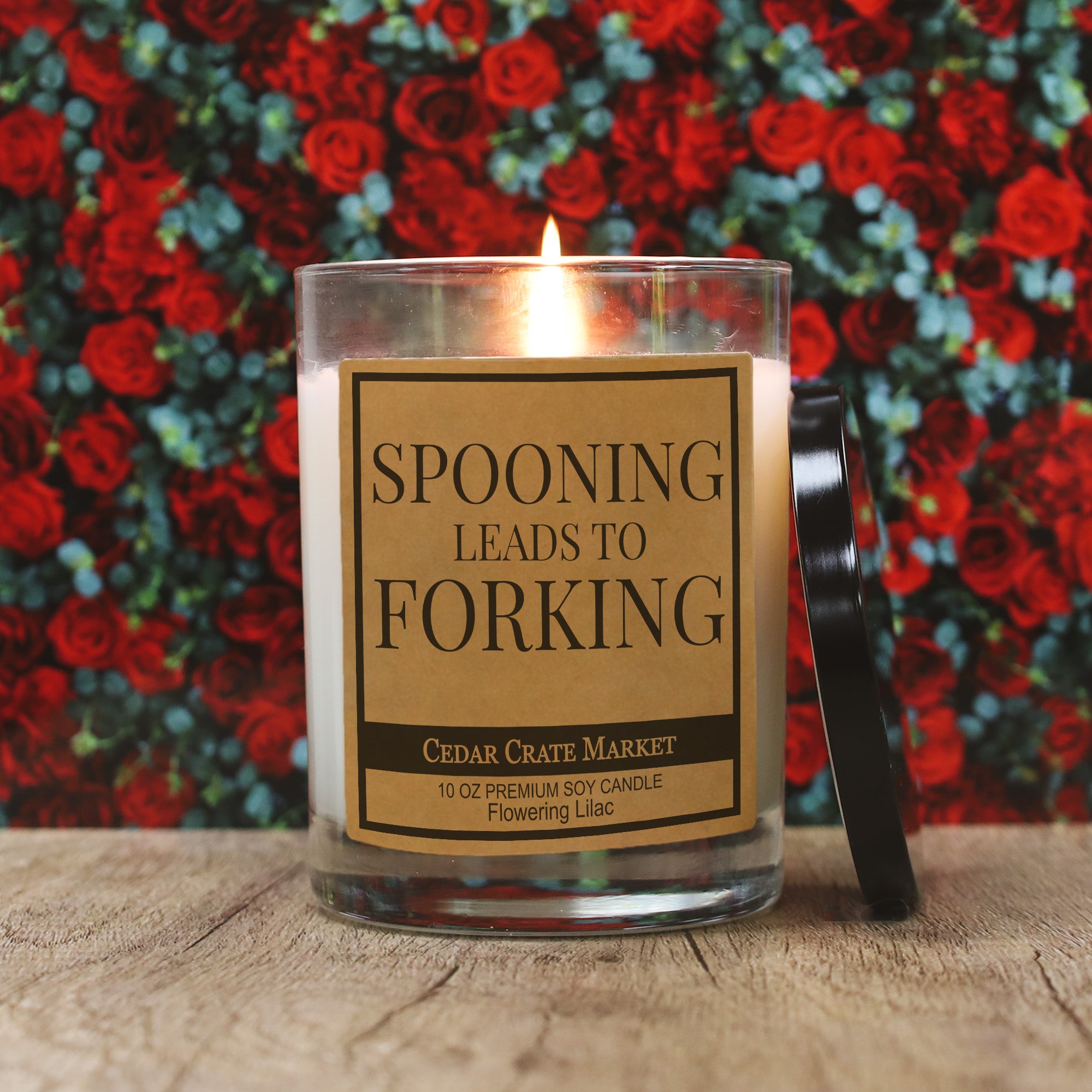 Spooning Leads To Forking Soy Candle